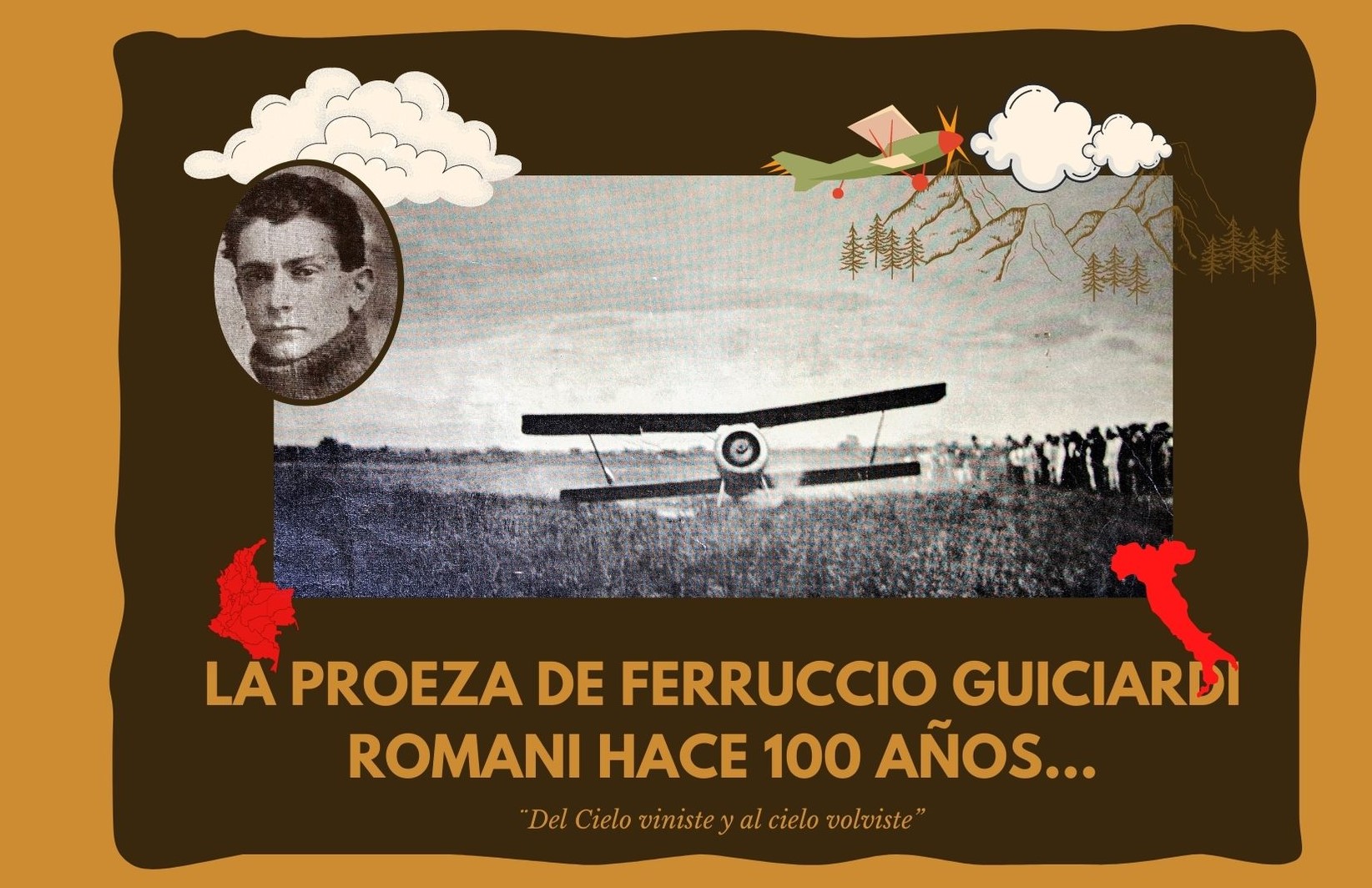 La proeza de Ferruccio Guicciardi Romani hace 100 años…